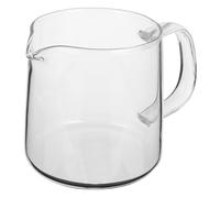 CIYODO Hand-Made Borosilicate Glass Coffee Pot for Stove Top Drip Brewing Heat Resistant Carafe for Home Iced Coffee