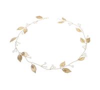 CIYODO Handcrafted Alloy Leaf Hairband Wedding Headwear Bridal Headpiece Elegant Hair Accessory for Women Suitable for Weddings Parties and Special Occasions