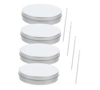 CIYODO Handmade Iron Cookie Storage Box with Airtight Lid Small Candy Container for Treats and Party Games Multifunctional Mini Box with Stainless Steel Pins for Biscuits and Sweets
