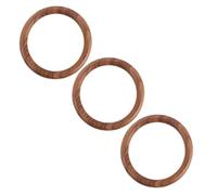 CIYODO Handmade Wooden Bangles Vintage Coffee Colour 3pcs with Traditional Lacquer Craftsmanship Lasting Comfort for Women and Men for Festivals and Cultural Exhibitions