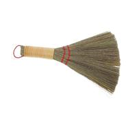 CIYODO Handwoven Small Whisk Broom with Short Handle for Dusting Tables Sofas Floors Soft Gentle Artisan Craft Brush for Home Cleaning Lightweight Portable Multipurpose Dusting Tool