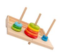 CIYODO Hanoi Tower Toys for Boys and Girls Stacking Ring Cognitive Development Toy Safe and Educational Game