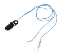 CIYODO Hearing Aid Lanyard Anti-lost Rope for Seniors, Blue Nylon Portable Hanging Strap for Behind-the-ear Devices, Hearing Aid Retention Cord for Daily Use