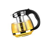 CIYODO Heat Resistant Stainless Steel Tea Teapot with Air Vent Lid and Slip Concave Base Elegant Handle Design for Home Office Outdoor Use Suitable for Chinese Tea Brewing