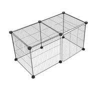 CIYODO Heavy Duty Metal Chicken Coop Cage Sturdy Poultry Enclosure for Chickens Ducks Small Rabbits Versatile Garden Backyard Pet Breeding Easy Storage Transport