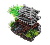 CIYODO Home Desktop Decoration Resin Cloud Fish Tank Decor Elegant Aquarium Ornament