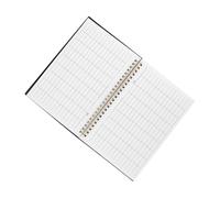 CIYODO Horizontal Record Book Expense Tracker Notebook Financial Analysis Pad Business Notebook Account Ledger Book Personal Finance Ledger Paper Black
