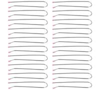 CIYODO Hot Roller Clips U-shaped Metal Replacement Pins 20pcs for Hair Styling Suitable for Use with Electric Hair Curling Tools