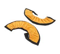 CIYODO Ice Skating Blades Protector Guard for Hockey Skates, Yellow | 420d Oxford Cloth and Polar Fleece, Dries Blades after Skating, Keeps Guards in Place while Walking