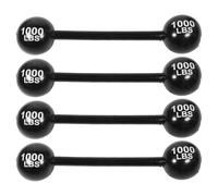 CIYODO Inflatable Barbell Toy Lightweight Pvc Material 4pcs for Boys and Girls with Smooth Surface Can be Stored Once Deflated for Pool Parties or Luau Parties