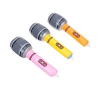 CIYODO Inflatable Microphone Toy for Boys and Girls Rock Band Zimpli Boys and Girls Blowing up Cognitive Microphone Portable Party Accessory