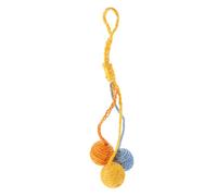 CIYODO Interactive Cat Ball Hanging Sisal Ball for Cats Engaging Indoor Playtime Safe Chemical for Kitten Training and Bonding