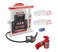 CIYODO Interactive Gas Station Playset with Voice Lights and Card Payment Simulation Realistic Role Playing for Group Learning and Social Skills Development in Kindergarten