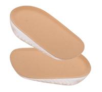 CIYODO Invisible Height Increasing Insoles for Men Women Soft Elastic Silicone Gel Heel Lift Inserts with Surface Height Boost Fit for Casual Formal Shoes