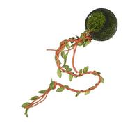CIYODO Jumping Spider Habitat Hideout with Artificial Plant Vines and Leaves Lightweight Mini Enclosure for Pet Spiders Tarantulas Bearded Dragons and Arboreal Reptiles Easy to Clean