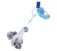 CIYODO Large Cast Net for Fishing Quick-dry Hand Throw Net with Steel Sinkers Lightweight for Outdoor Fish Catching and Bait Trapping