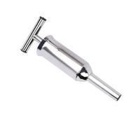 CIYODO Large Stainless Steel Sausage Stuffer Kit with Filler Tube for Home Use Safe Non-deforming Meat Filling Tool for Beef Pork Turkey Venison Sausage Making