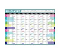 CIYODO Large Wall Monthly Planner Oversized Calendar with Writable Surface Minimalist Design Jumbo Family Schedule Organizer for Home Office School Easy to Hang Yearly Poster Calendar