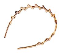CIYODO Leaf Hairband with Teeth for Chic and Bridal Headwear Soft and Versatile Hair Bands for Weddings Parties and Carnivals Suitable for All Hair Types and Lengths