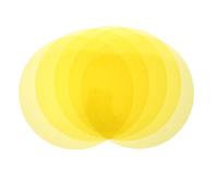 CIYODO LED Light Warm Filters 15Pcs, 60Mm Self-Adhesive Peel and Stick Yellow Gel Sheets, Ambient Lighting Dimming Film for Ceiling Spotlights Suitable for Homeowners