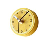 CIYODO Lemon Refrigerator Clock Magnets Fridge Stickers Kitchen Wall Clock Fruit Pattern