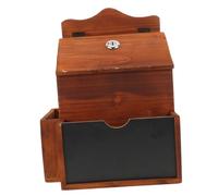 CIYODO Lockable Wooden Suggestion Box for Office Ballots and Charity Fundraising with Wall Mount and Desktop Use Secure Tip Jar for Donations Prayer Requests and Community Centers