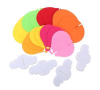 CIYODO Lovely Hot Air Balloon Pendant Set Decorative Classroom Hanging Decor for Day Lightweight Cartoon Design for Room and Festive Activities