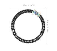 CIYODO Luxury Glass Rhinestone Car Push Start Button Cover with Bowknot Decor Ignition Knob Ring for Car Models Easy Installation Eye-catching Interior Upgrade Bling Starter Button