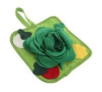 CIYODO Machine Washable Polar Fleece Slow Feeding Mat for Small Pets Interactive Foraging for Rabbits Hamsters Chinchillas and Ferrets Promotes Healthy Eating Habits and Digestion Indoor