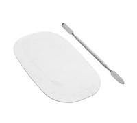 CIYODO Makeup Mixing Palette for Nail Art and Foundation Lightweight Oval Manicure Tray with Smooth Surface Portable Professional Cosmetic Color Mixer with for Precise Custom Blending