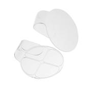 CIYODO Makeup Mixing Palettes for Blending Foundation and Paint with Handheld Design 2pcs Acrylic and Smooth Surface Compact Cosmetic Pallets for Professional and Personal Use