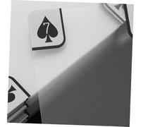 CIYODO Matte Finish Transparent Plastic Playing Cards Anti-cheat Poker Deck with Non-slip Texture for Family Games Beach Parties and Competitive Play