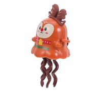 CIYODO Mechanical Wind-up Dancing Octopus with Festive Santa and Reindeer Design Safe Holiday Clockwork for Christmas Party Favors and Birthday Goody Bags