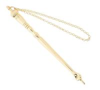 CIYODO Metal Jewish Torah Pointer Gold Onion Head Bible Reading Tool Comfortable Grip Metal Scripture Pointer for Home Synagogue School Use Mitzvah