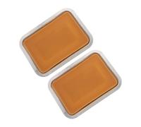 CIYODO Metal Wax Dissection Tray Set of 2 Laboratory Dissecting Pan for Students Small Size for Science Experiments and Biological Studies