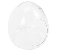CIYODO Microlandscape Ecological Bottle for Moss Plants Decorative Glass Terrarium Container DIY Egg-Shaped Planter for Indoor Gardening