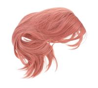 CIYODO Middle Parting Pink Wig Long Straight Heat Resistant Synthetic Fibers Soft Realistic Texture DIY Styling for Halloween Costume Party Daily Wear