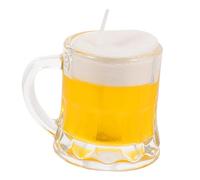 CIYODO Mini Beer Glass Candle Decor Cute Wax Liquor Cup with Tea Coconut Mango Aroma Small Party Decoration Beer Lovers Wax Material Birthday Present