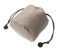 CIYODO Mini Bucket Bag Insert with Drawstring Top for Small Tote | Nylon round Liner, Thick Lightweight Shaper, Beige Finish, Helps Maintain Form and Reduce Sagging