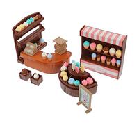 CIYODO Mini Ice Cream Model Set for Creative Miniature House Scene Layout Hands Play for Boys for Dollhouse Decoration and Imaginative Fun