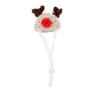 CIYODO Mini Knitted Hamster Hat Soft Pet Costume Accessory for Small Animals Adorable Festival Outfit for Hamsters Mice and Chinchillas