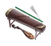 CIYODO Mini Musical Instrument Chinese Traditional Craft Guzheng Pipa Doll Toys Decorative Miniature Antiques
