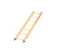 CIYODO Mini Wooden Parrot and Hamster Ladder Pet Climbing Ladder for Small Animals Durable Natural Wood Playground for Birds Hamsters Squirrels and Mice