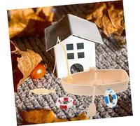 CIYODO Miniature Beach Accessories Set with Fishing Boat Swimming Ring and Paddles Micro Landscape Props for Dollhouse Home Beach Scene and Summer Decoration
