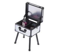 CIYODO Miniature Makeup Box Doll House Accessories Tiny Cosmetics Kit for Pretend Play Model for Doll House Decoration and Play