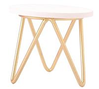 CIYODO Miniature Side Table Round Table for Tiny House Decor Realistic Mini Furniture Accessory for Dollhouses Crafted From for Micro Scenes and Bedroom