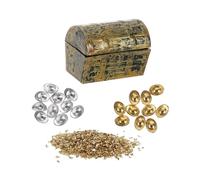 CIYODO Miniature Treasure Model Dollhouse Scene Accessories Treasure Box Miniature Boys and Girls Pretend Play Decor