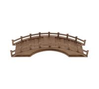 CIYODO Miniature Wood Arch Bridge Creative Home Desktop Ornaments Natural and Sturdy Wood Material Vivid and Decorative Arch Bridge for Mini House Garden and Micro Landscape