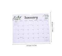 CIYODO Month Wall Calendar with Coil Binding Monthly Hanging Planner for Home Office School Tear-off Paper Design with International Holidays for Easy Scheduling and Organization