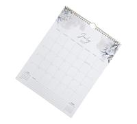 CIYODO Monthly Wall Planner with Spiral Binding Spacious Writing Space for Notes Compact Hanging Design for Home Office and Event Tracking July to December Calendar